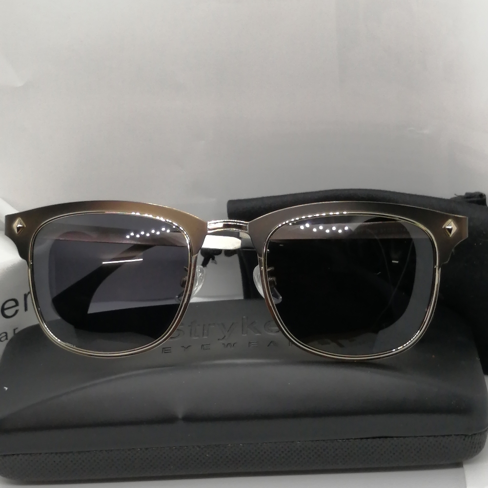 New Stryker Polarized Sunglass ST06217 Gold Brown